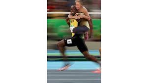 ellen and usain bolt